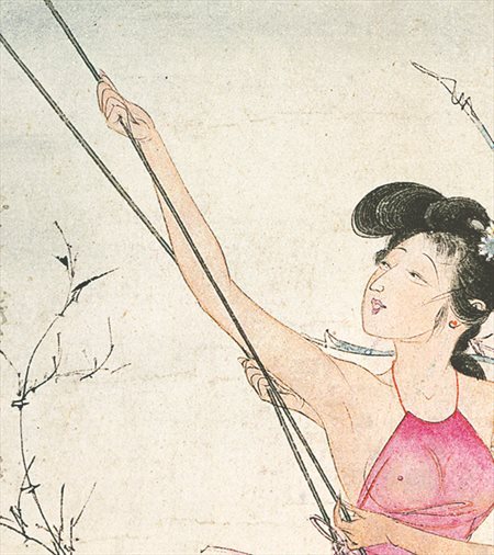 上海-胡也佛的仕女画和最知名的金瓶梅秘戏图